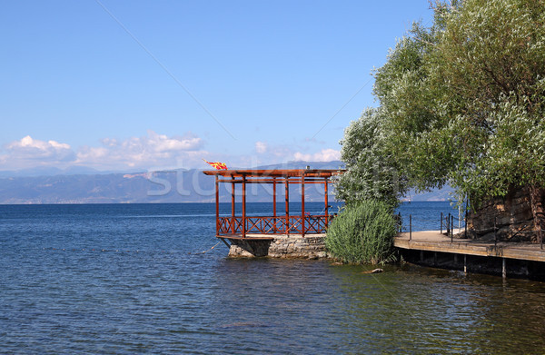 озеро пейзаж Македонии лет сезон природы Сток-фото © goce