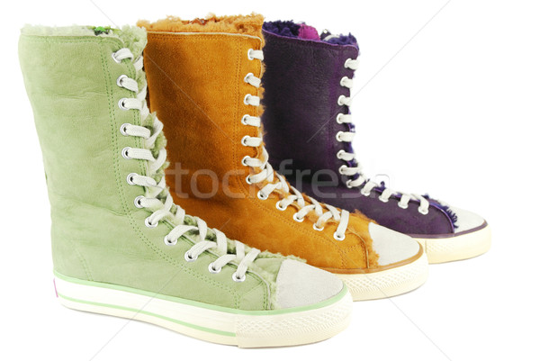 colorful sneaker shoes Stock photo © goce