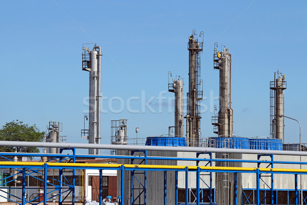 Rafineri bitki sanayi teknoloji Metal fabrika Stok fotoğraf © goce