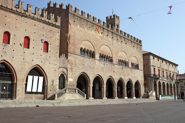Rimini city hall Cavour square Italy Stock photo © goce