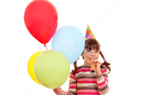 happy little girl birthday party Stock photo © goce