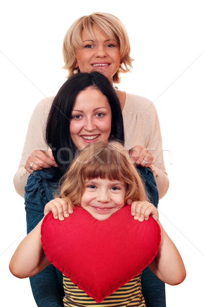 Donna adolescente bambina famiglia scena ragazza Foto d'archivio © goce