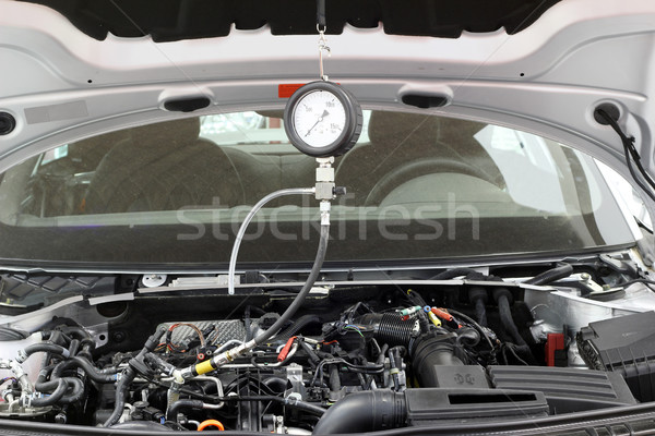 Uitrusting auto motor diagnostisch industrie tool Stockfoto © goce