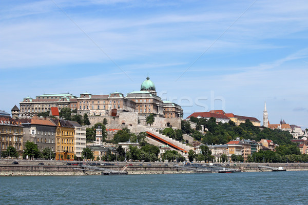 Royal Burg Budapest Stadtbild Ungarn Stadt Stock foto © goce