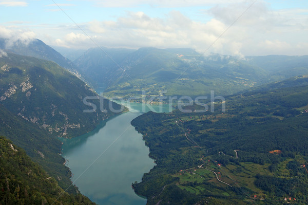 Tara mountain famous viewpoint Banjska stena Stock photo © goce