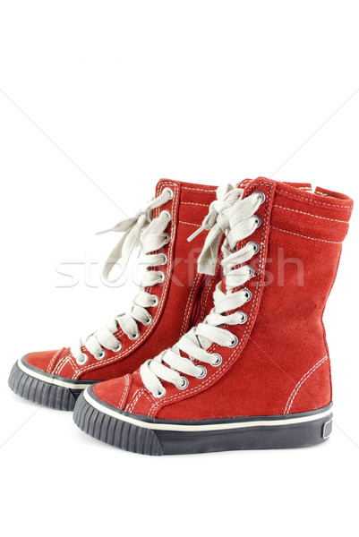 child red sneakers Stock photo © goce