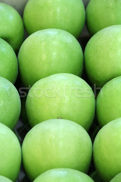 Stock foto: Grünen · Apfel · Natur · Essen · Obst · fallen