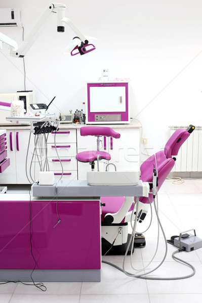 dentist office interior with chair and tools Stock photo © goce