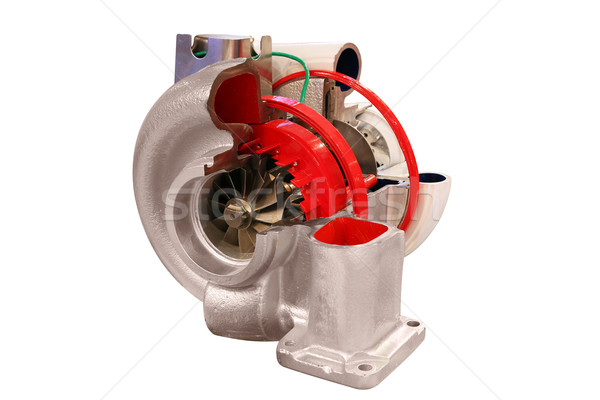 car turbo charger isolated on white Stock photo © goce