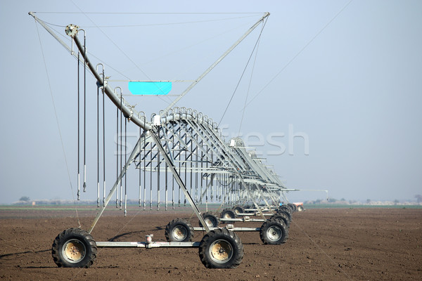 center pivot sprinkler system agriculture industry Stock photo © goce