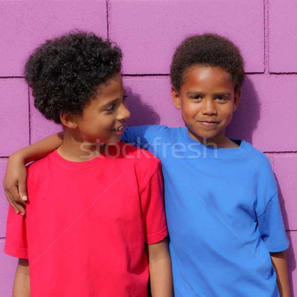 happy kids Stock photo © godfer