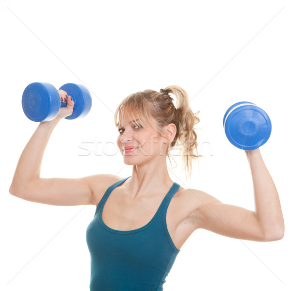 woman working out Stock photo © godfer