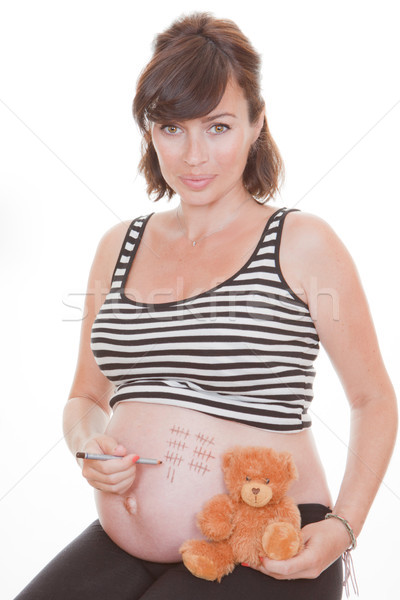 pregnant woman  Stock photo © godfer