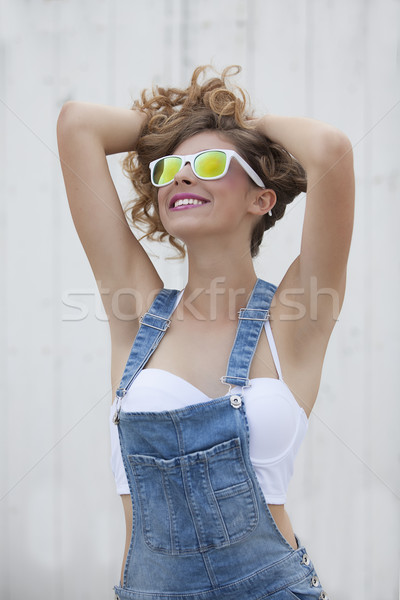 summer woman Stock photo © godfer