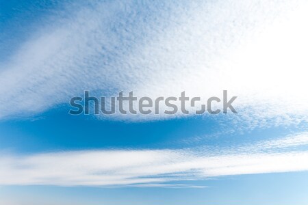 Сток-фото: небе · облака · Blue · Sky · белый · весны · пейзаж