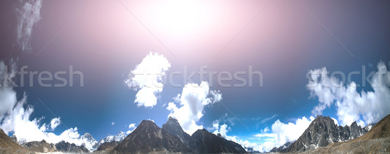 Hermosa montana paisaje vista everest región Foto stock © goinyk