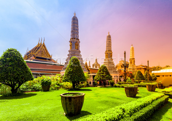 宮殿 曼谷 泰國 豪華 皇族 花園 商業照片 © goinyk