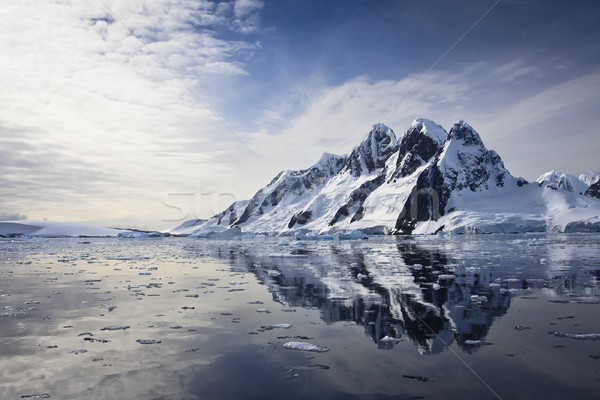 Snow-capped mountains Stock photo © goinyk