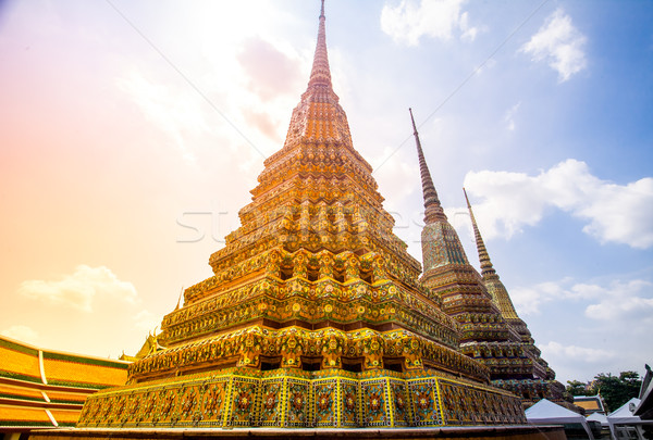 Wat Phra Chetupon Vimolmangklararm  Stock photo © goinyk
