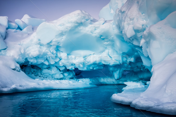 Foto d'archivio: Ghiacciaio · neve · bella · inverno · ricerca · acqua