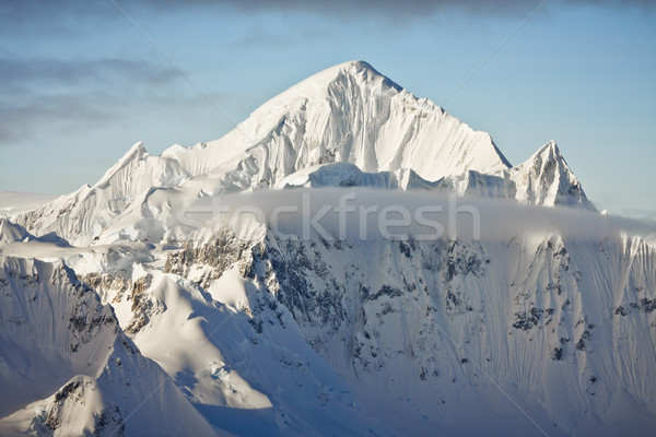 Beautiful snow-capped mountains Stock photo © goinyk
