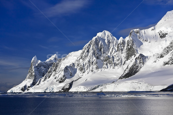 Snow-capped mountains Stock photo © goinyk