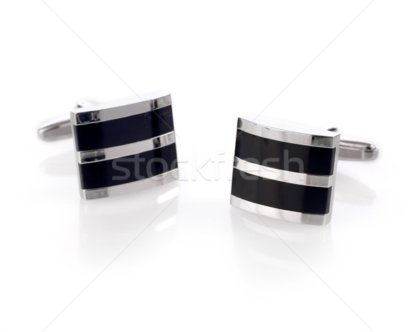 Cuff links isolated on white Stock photo © goir