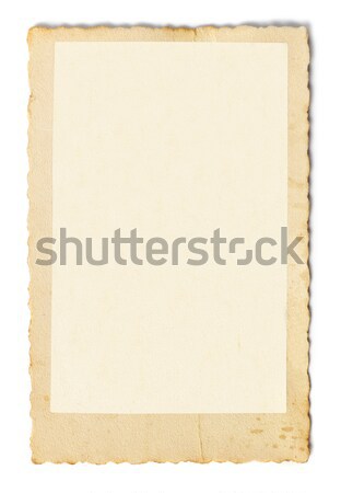 Régi fotó fehér absztrakt keret művészet hátterek Stock fotó © goir