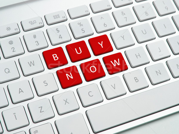 Buy now text on computer keyboard Stock photo © goir