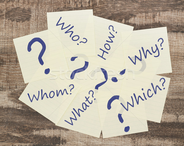 Unanswered questions Stock photo © goir