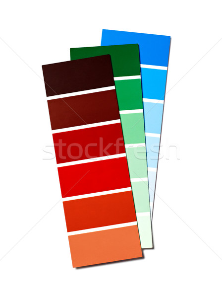 Color swatch isolated on white Stock photo © goir
