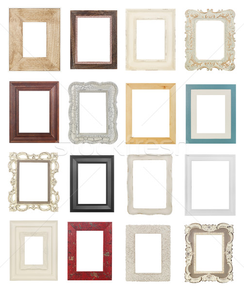 Picture frames collection Stock photo © goir