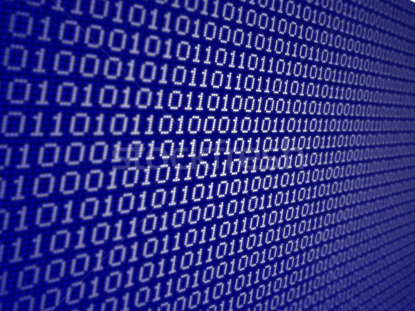 Código binário internet dados fundos crescimento desenvolvimento Foto stock © goir
