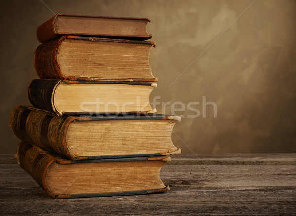 Stack of antique books Stock photo © goir