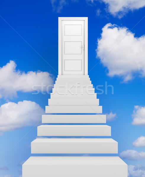 Door in the sky Stock photo © goir