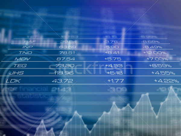 аннотация Фондовый рынок диаграммы бизнеса Финансы успех Сток-фото © goir