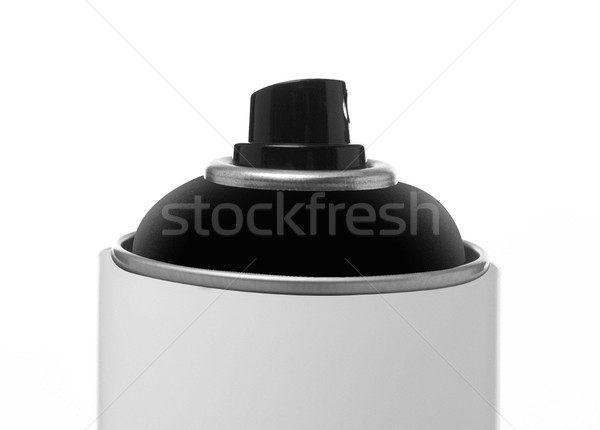 Spray puszka biały odizolowany graffiti Zdjęcia stock © goir