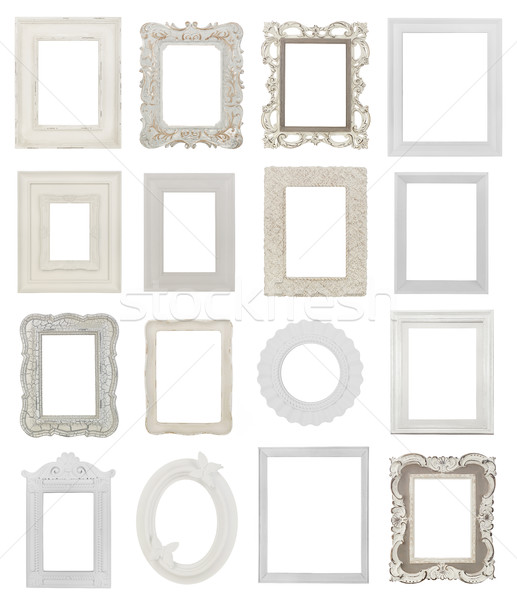 White frames collection Stock photo © goir