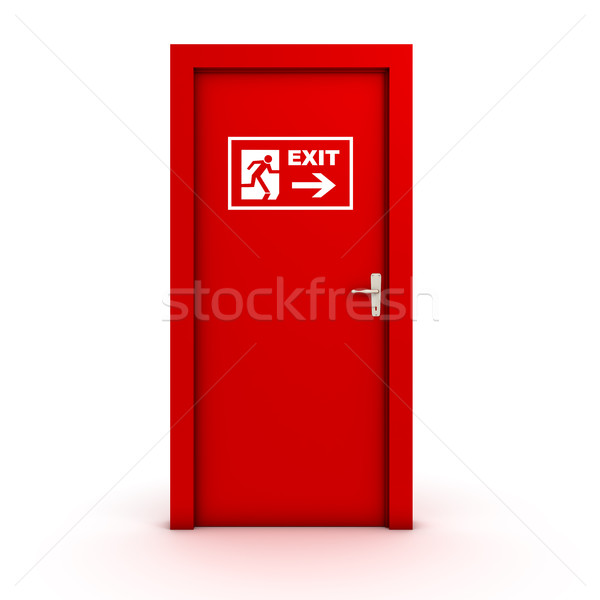 Exit door Stock photo © goir