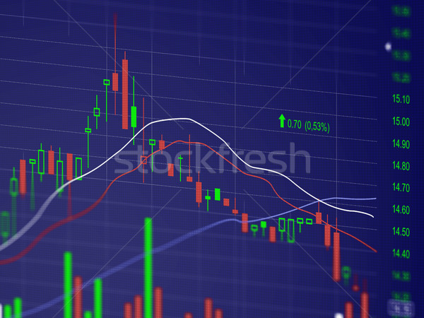 Stok fotoğraf: Borsa · grafik · iş · Internet · finanse · başarı