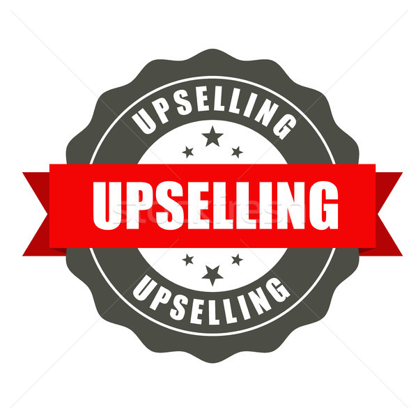 Upselling badge - round stamp for sale workshop Stock photo © gomixer