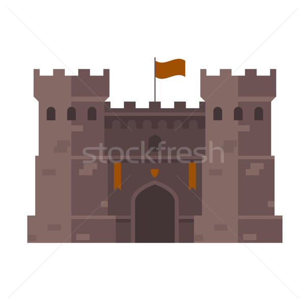 Medieval stronghold - old fortress towers Stock photo © gomixer