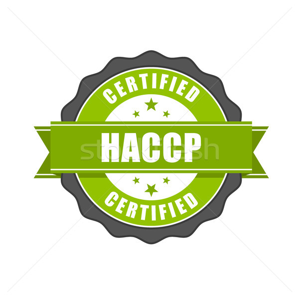 HACCP certified - quality standard seal, Hazard Analysis and Cri Stock photo © gomixer