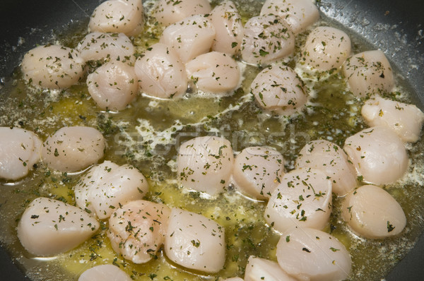 Koken boter selectieve aandacht voorgrond voedsel groene Stockfoto © Gordo25