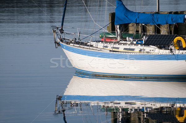 Sailboat Reflection Stock photo © Gordo25