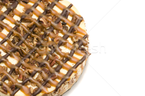 Carmel Pecan Cheesecake Stock photo © Gordo25