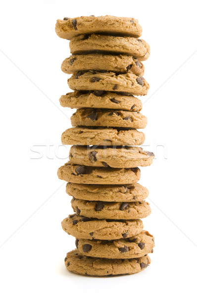 クッキー スタック チョコレート チップ クッキー ストックフォト © Gordo25