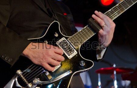 ギター ブルース 祭り ミュージシャン 演奏 エレキギター ストックフォト © Gordo25