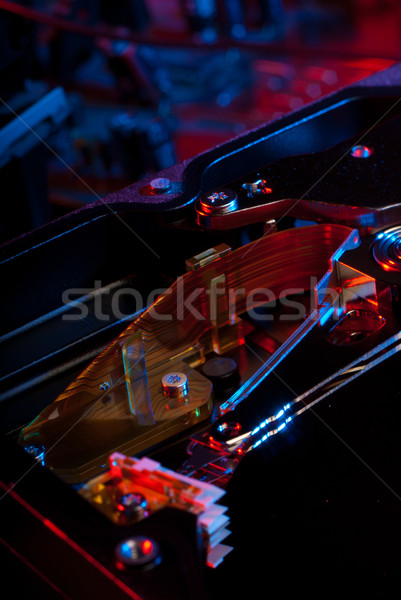 Conduzir cabo placa de circuito tecnologia Foto stock © gorgev