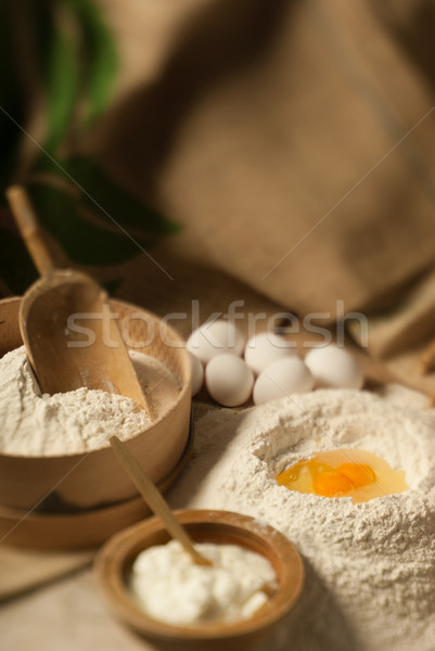 Nutrienti ingrediente gătit schimbare obiectiv Imagine de stoc © gorgev
